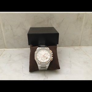 Michael Kors Watch Silver w Bling
